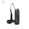 New Genuine Cowhide Chest Bag With Large Capacity Versatile Crossbody Fashionable Leather Men's Shoulder