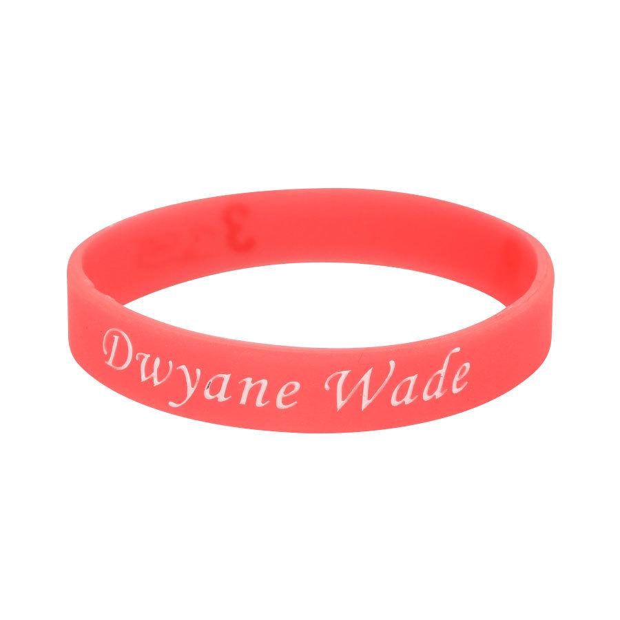 Douyin Popular NBA Star Signature Luminous Silicone Sports Bracelet/Wristband