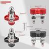 2Pcs Terminal Block Studs M8 48V Junction Block Bus Bar Insulated Dual Power Distribution Stud Positive Negative RV for Auto Car