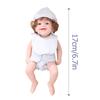 6’’ Life Like Reborns Doll Toy Figure Interaction Fullbody Silicone Newborns Doll that Looks Real with EyesOpened