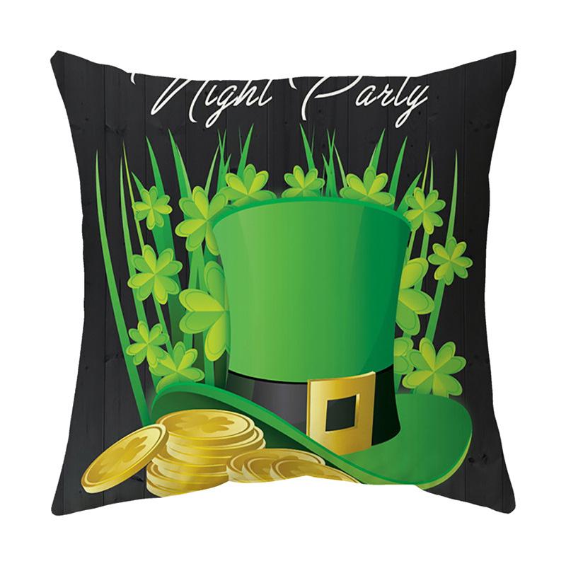 Cushion Pillow Cover Printed Cushion Cover St. Patrick's Day Gift