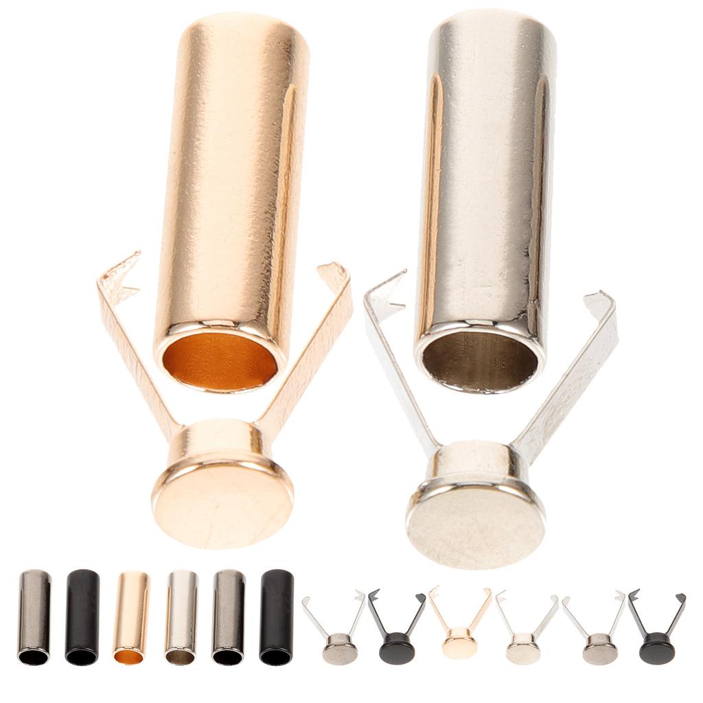 8pcs Shoelace Tips Metal Shoelace Aglets Replacement Shoe Lace Ends Tips