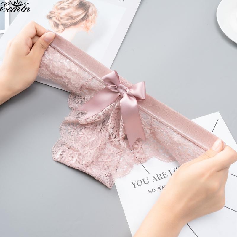 Lady Amazing Lingerie Lace G String Underwear Female T-back Sexy Fashion Thong Ladies Back Bow Transparent Panties