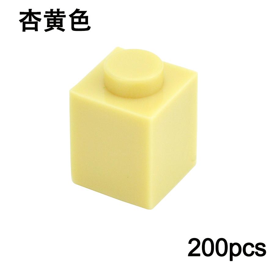 200PCS DIY 1x1 Dots Building Blocks Thick Figures Bricks Educational Creative Size 1*1 Dot Compatible With 3005 Toy for Children