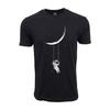 Astronaut On Moon Swing Graphic T Shirt