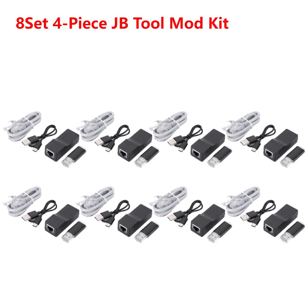 20/1Set One-Key JB Tool Mod Kit JB Adapters With USB Drive Ethernet Type-C Cable Gaming Accessories For PS4 FW 9.0 11.0 System