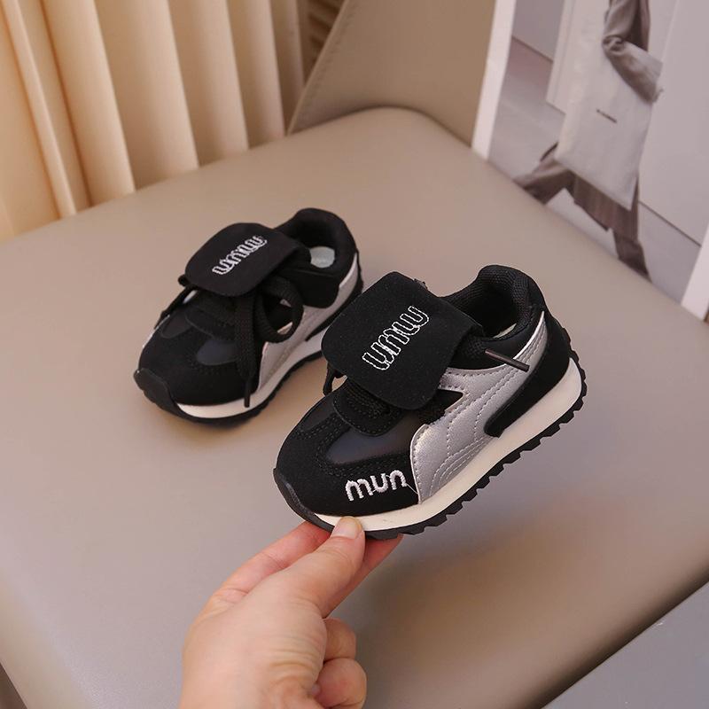 

Girls sports shoes 2025 spring and autumn new children s Forrest Gump shoes versatile casual boys soft-soled Forrest Gump shoes medium and old childr 25 чёрный