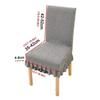 Anti-slip Dining Chair Cover Jacquard Chair Slipcover Chair Cover Backrest  For Office Home Seats