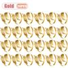 1-24PCS Open Adjustable Wing Couple Rings Stainless Steel Polished Hypoallergenic Comfort Fit Jewelry for Daily Wear Anniversary