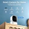 K14 Wi-Fi Indoor Security Camera: 1080P Full HD; Supports motion detection alerts two-way audio app access and SD card or cloud storage; Foldable