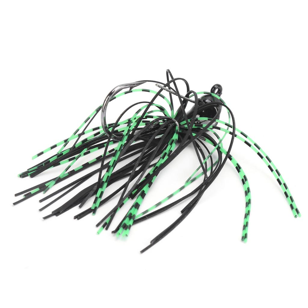 Willow Leaf Spinnerbait Anti Hanging Bottom Fishing Lure Spinner Bait for Fresh Sea BassBlack