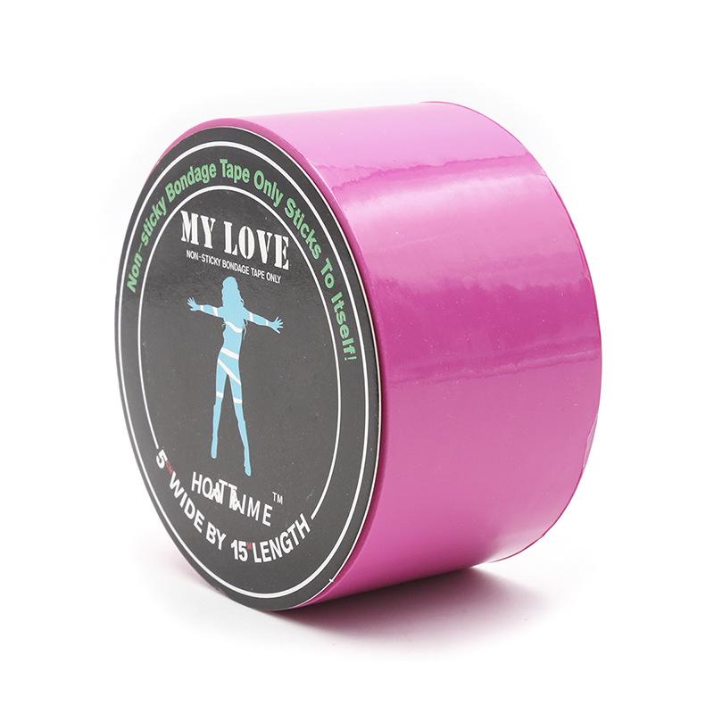 Black Restraint Tape & Yellow Skin Tape - Erotic Binding for Women