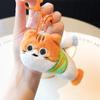Plush Cat Fish Keychain With Embroidery Design For Kids And Collection Gift