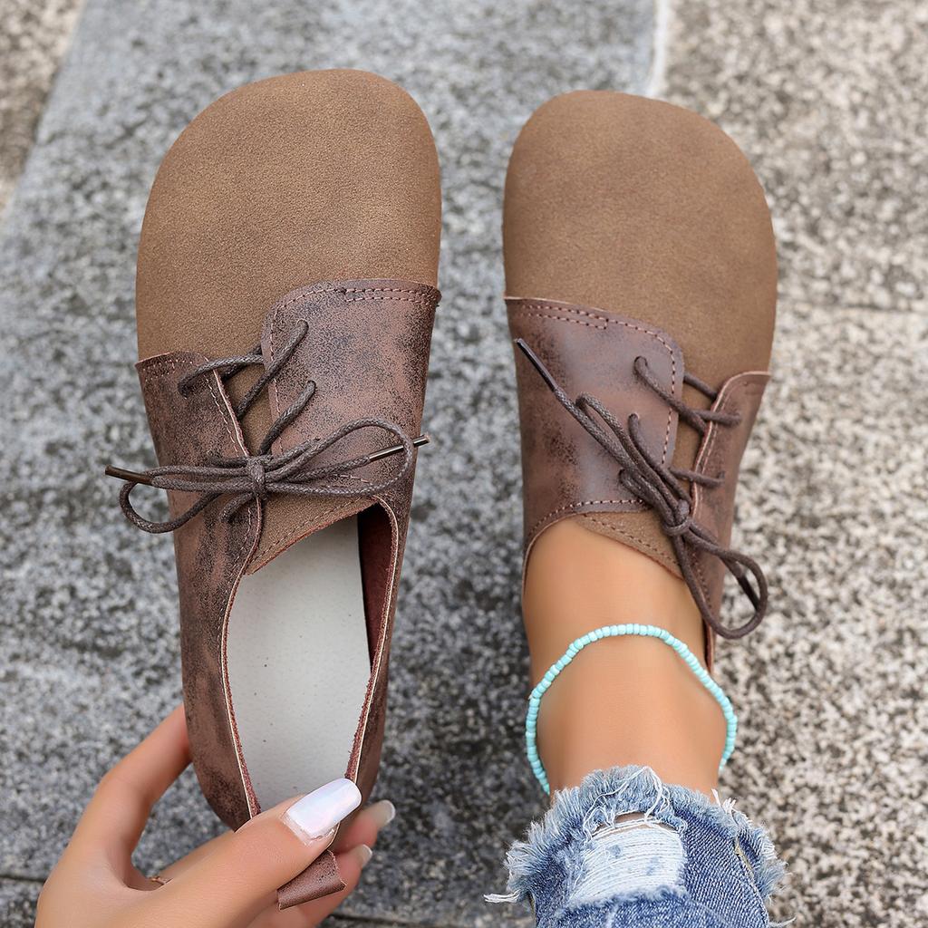 Fashion Woman Flats Shoes Loafers Fashion Casual Sports Sneakers Trend Brand Women's Fashion Dress Shoes New Lace Up Femme Zapatos Mujer