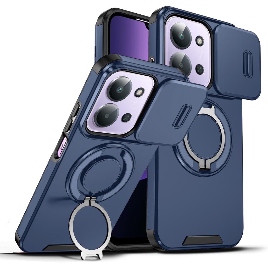 Voor Redmi 15C A5 171mm 173mm 360 Graden Roterende Magnetische Beugel Voor Redmi 15 5G 169mm Met Camera Bescherming Telefoonhoes