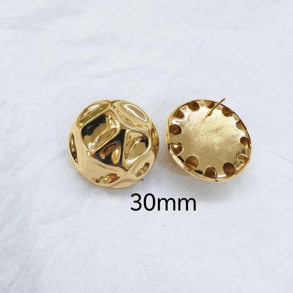 European-American Geometric Twist Circle Earrings – Stylish, Multi-layered, and Versatile