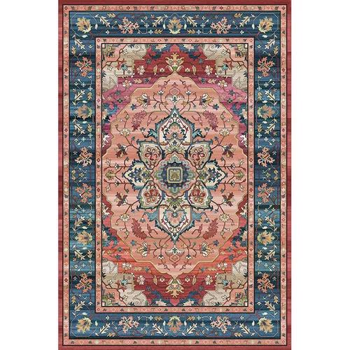 American Retro Living Room Decoration Carpet Boho Bedside Rugs for Bedroom Large Area Non-Slip Mat Washable Lounge Rug Tapis