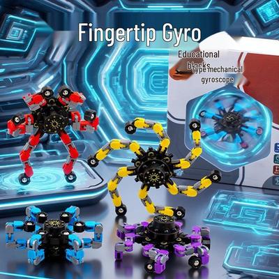 Cross-Border Transformable Decompression Fingertip Gyroscope Toy