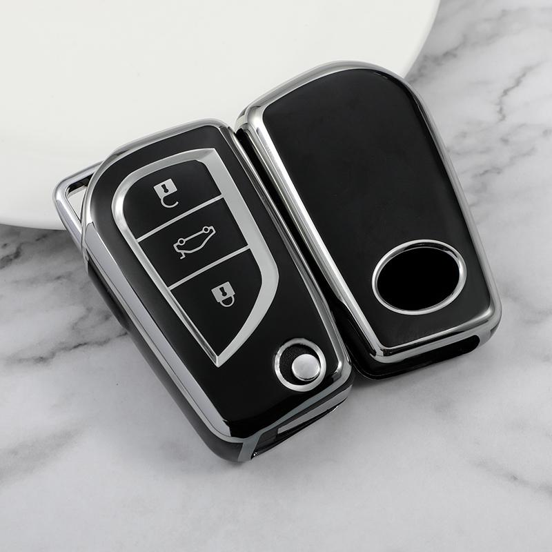 TPU Car Remote Key Cover Case For Toyota Camry RAV4 Forturner Hilux Auris Corolla Avensis Verso Yaris Aygo Scion TC IM Shell Fob
