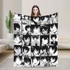 Dazai Bungo Stray Dogs Plüschdecke Kind Flanelldecke für Sofa Bett Weich Warm Design Qualität Tagesdecke Geschenk