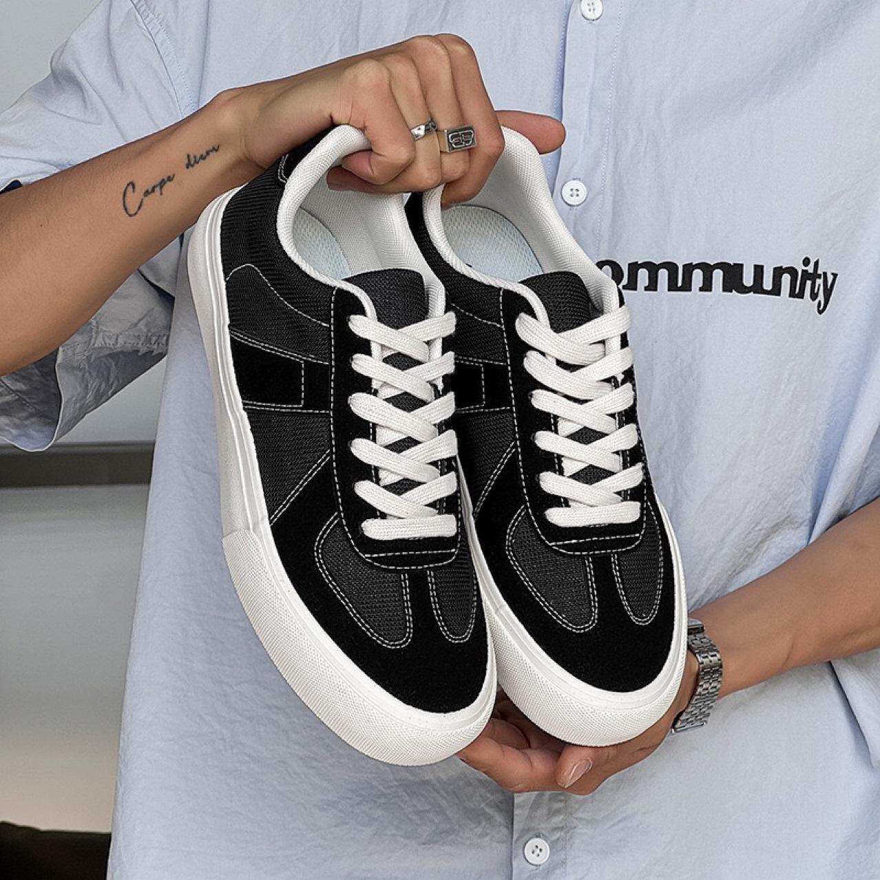 

Men s shoes wind spring summer new fashion versatile trend casual platform non-slip board shoes C1576 44 синий