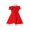 Kids Girls Santa Claus Xmas Red Hooded Dress Cloak Sets Children Christmas New Year Cosplay Costumes Kindergarten Performance Role Play Outfit