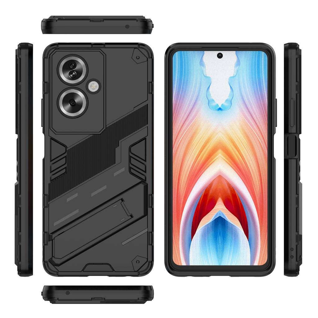 For Oppo A79 5G/A2 5G Phone Case Scratch-resistant PC+TPU Kickstand Cover