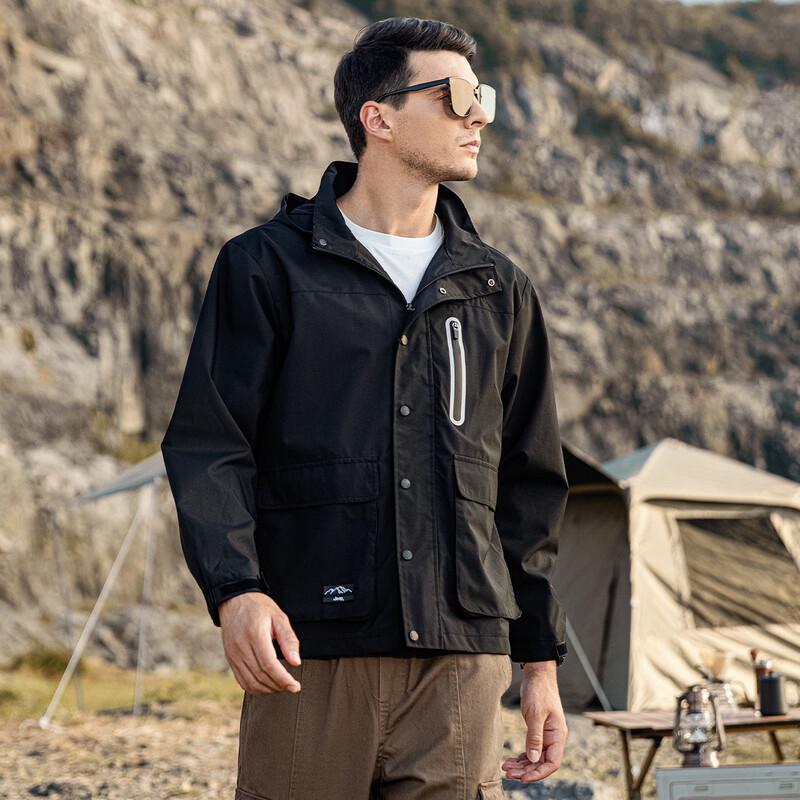 Jeep Men's Hooded Casual Outdoor Jacket