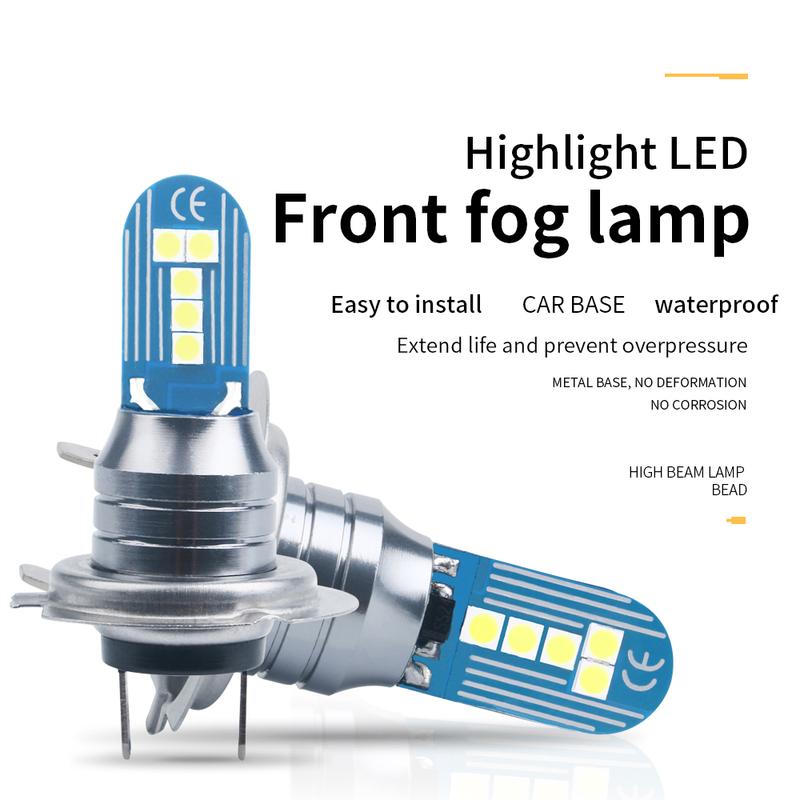 1Pcs H4 H8 H11 H7 9005 HB3 9006 HB4 LED Green White Fog Light Bulb Car Motorcycle Driving Running Front Lamp 12V For Toyota Kia