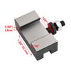 Black Quick And Easy Installation CNC Lathe Tool Post Holder Lathe Swing Up To Suitable For Various Operations