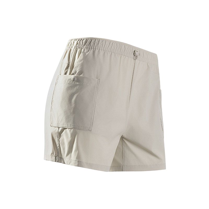 

Under Armour SS25 Hiking Series Fashion Comfortable Versatile Breathable Three-Quarter Casual Shorts Women shorts Millet-White 15223280-0111 M