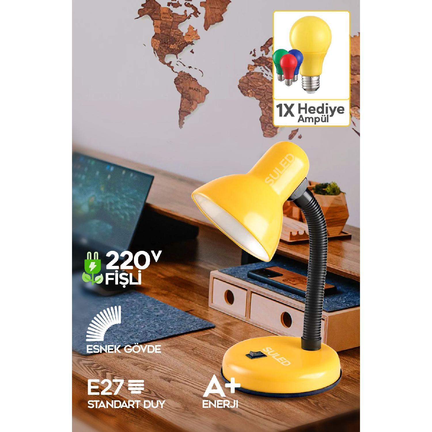 

Table Lamp E27 Standard Bulb 220v Flexible Angle Adjustable Children s Room And Study Lamp белый