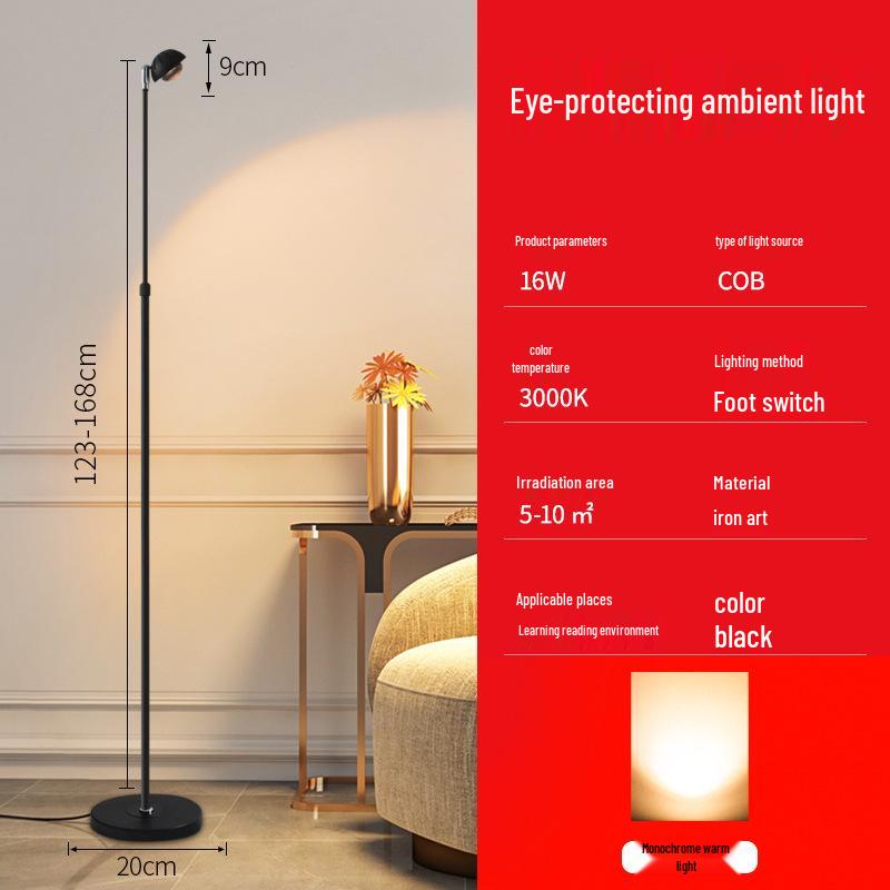 Luxury Corner Floor Lamp: Designer Style for Living Room, Bedroom, or Reading Nook