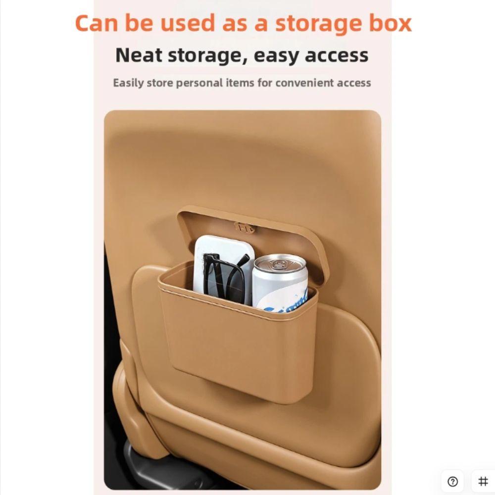 Multifunctional Car Storage Organizer Box Car Mounted Car Trash Can Car Supplies