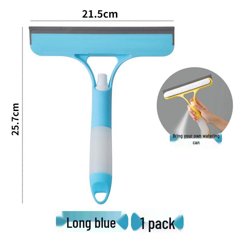 

Multifunctional Double-Sided Glass Scraper: Cleans Mirrors, Scrapes Glass, and Sprays in One Tool. New Upgraded Version - Damage Compensation