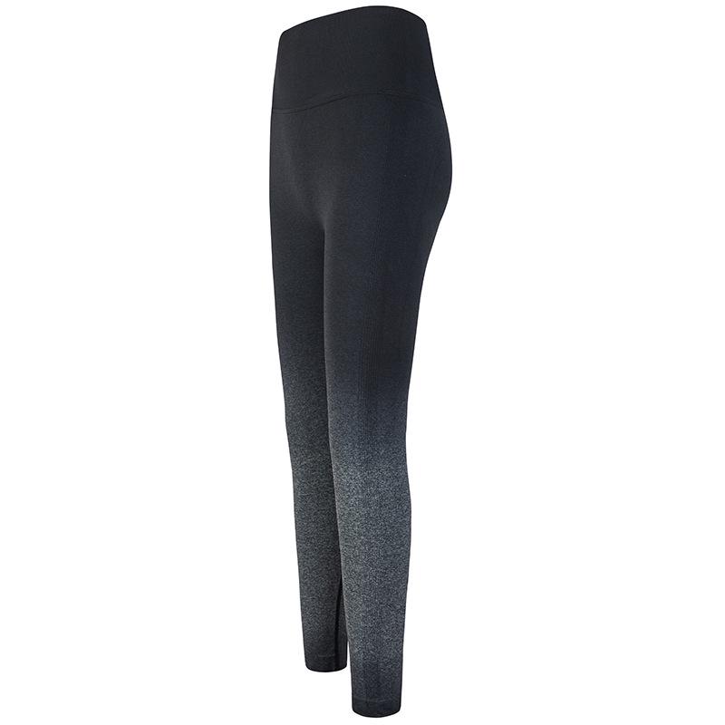 Pantaloni de Yoga cu Talie Înaltă în Culori Gradient pentru Femei - Ridicare Fese & Croială Elastică