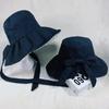 Summer sunshade sunscreen bow brim bucket hat women