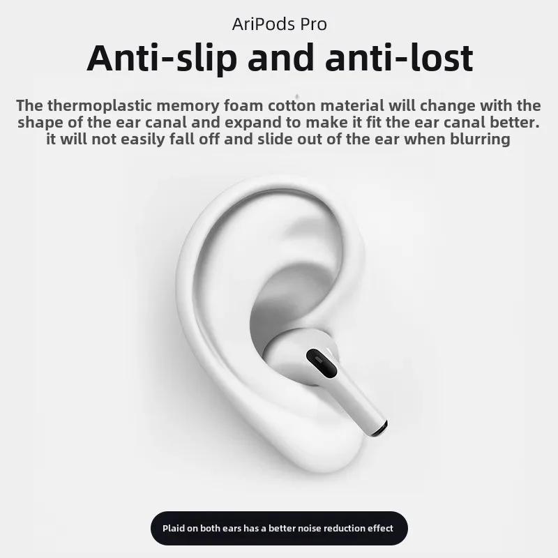 SML Memory Foam Earplugs Ear Tips for AirPods Pro Sponge Eartips Earbuds for Apple AirPods Pro2 Comfortable Earbuds Replacement