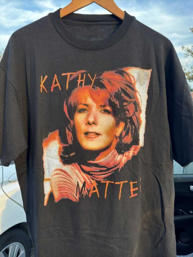 Vintage Kathy Mattea Adult Cotton Unisex T-Shirt EG425 Unisex T-Shirt S
