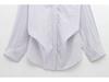 TAOP&ZA Women's Summer Poplin Shirt & Striped Casual Pants Skirt
