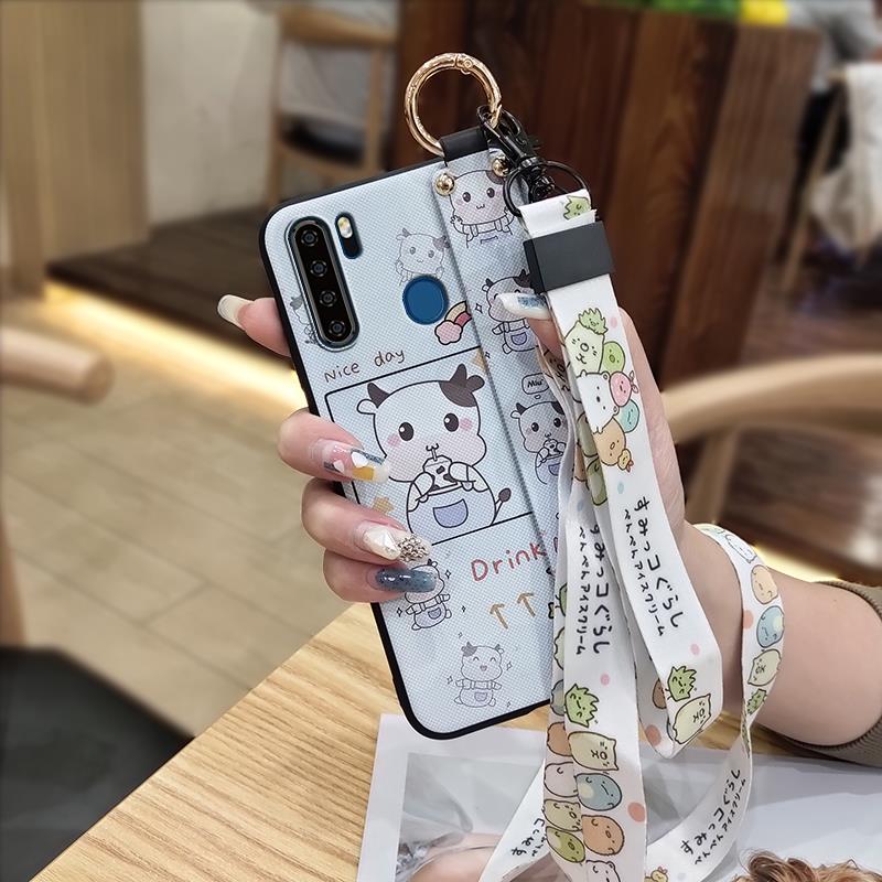 Shockproof Silicone Phone Case For Blackview A80 Pro Anti-knock Back Cover Dirt-resistant Phone Holder Waterproof Ring