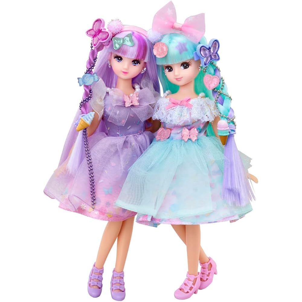 Takara Tomy Licca-chan Doll Color Change Gelato Outfit Toy for Pretend Play Ages 3 and Up