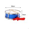 13 Inch Snare Drum Musical Drums with Drumsticks, Educational Toys, Light Percussion Instrument,