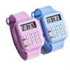 New Children Calculator Watch Clock Unisex Kid Silicone Multi-Purpose Electronic Led Digital Wrist Watches