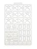 PM Office A PLUM Pop Otherworld Series Scaffolding White Plastic Kit PP210 1/64-1/100