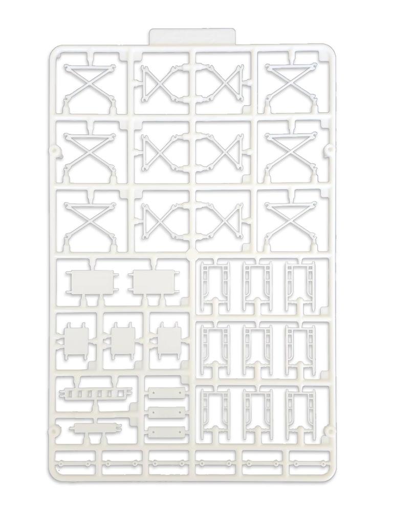 PM Office A PLUM Pop Otherworld Series Scaffolding White Plastic Kit PP210 1/64-1/100