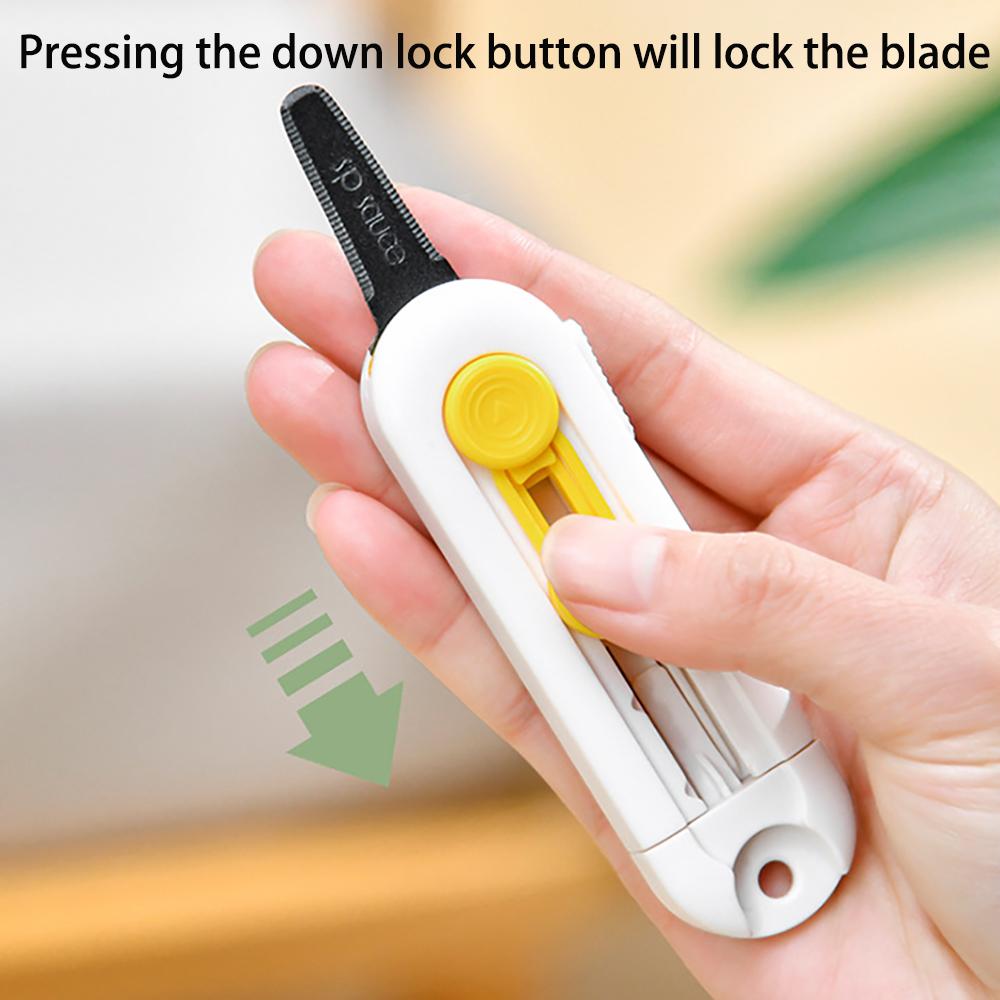 Magnetic suction unpacking express knife, art mini portable knife, unboxing tool, letter opening bag, cutting paper