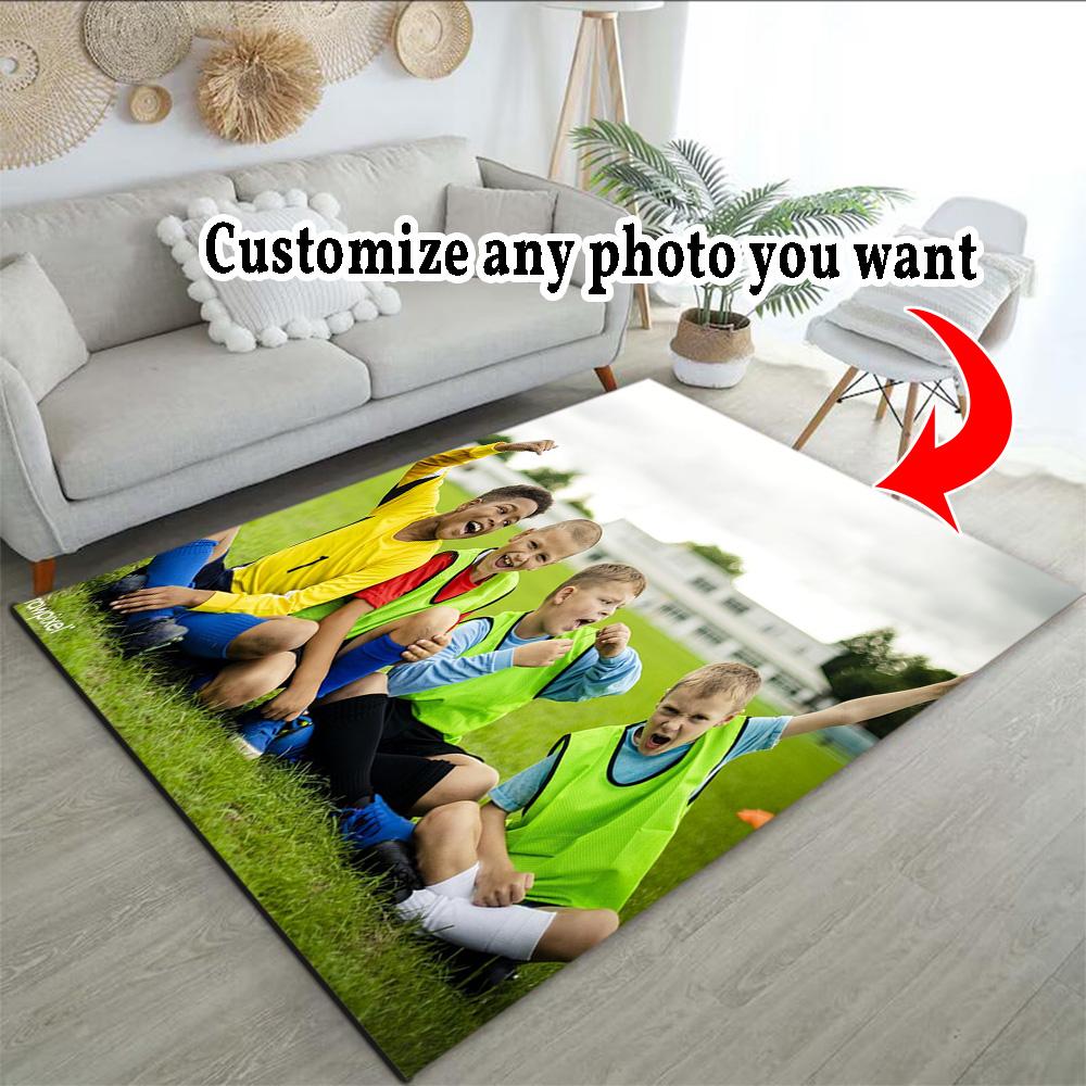 Customize Image Customize picture Floor Rug Office Rug Perfect for Kitchen Outdoor Entryway Hallway Antislip Carpet Anime Office Decor
