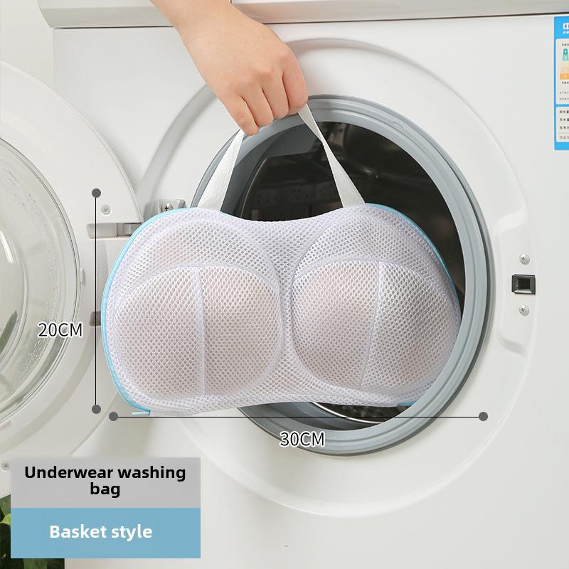 "Thick Mesh Bra Laundry Bag for Anti-Deformation Protection"