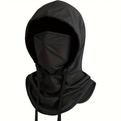 1pc Summer Balaclava Full Face Mask Sun Protection UV Blocking Fishing Cycling Outdoor Sports Hood for Men Polyester 100. Knit Fabri